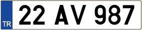 Truck License Plate